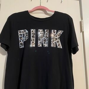 BLACK SEQUIN TEE
